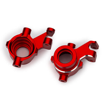 Traxxas Aluminum Steering Block Set V2 (#10237 / L&R / Red)