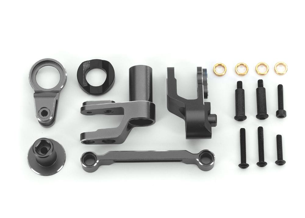 Traxxas Aluminum Steering Bellcrank Assembly Set (#10246-GRAY)