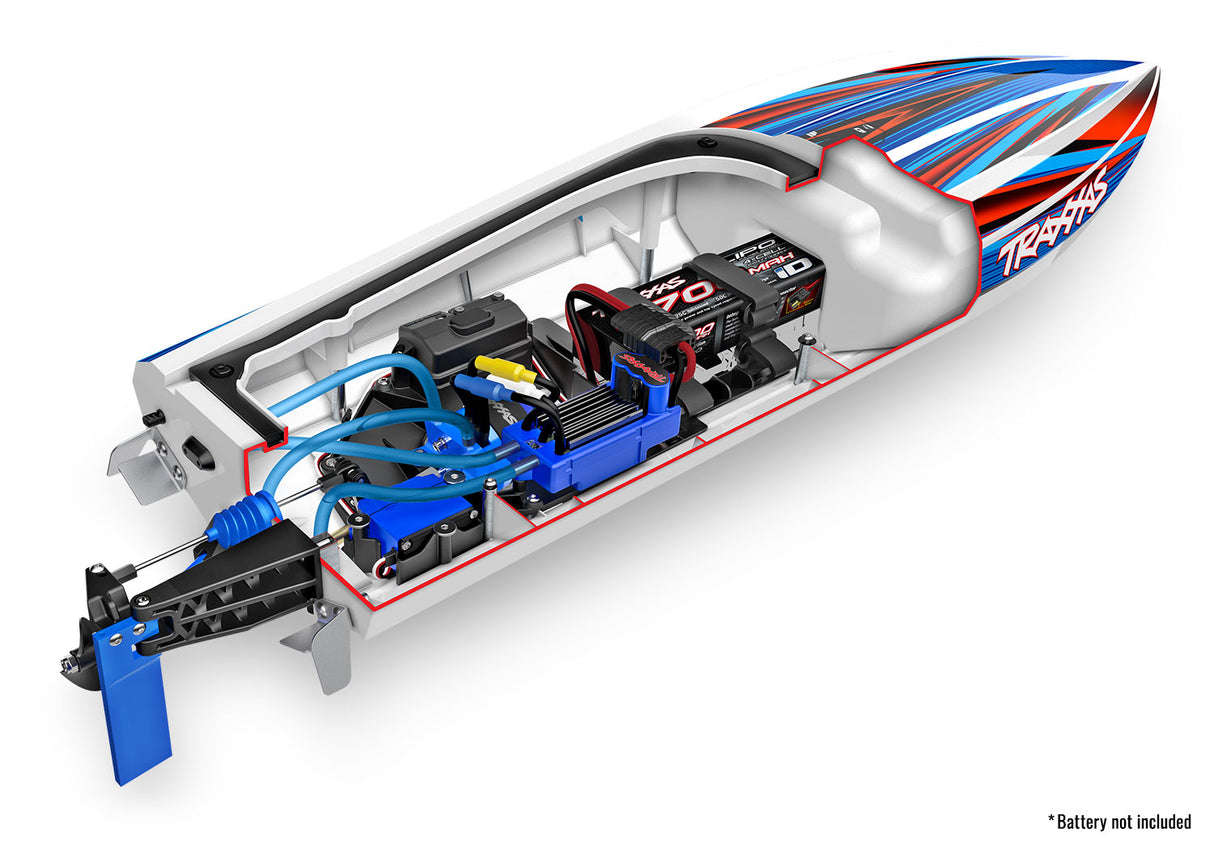 Traxxas 26" Disruptor Brushless 4S Racing Boat (Self-Righting / Multiple Colors / ARR)