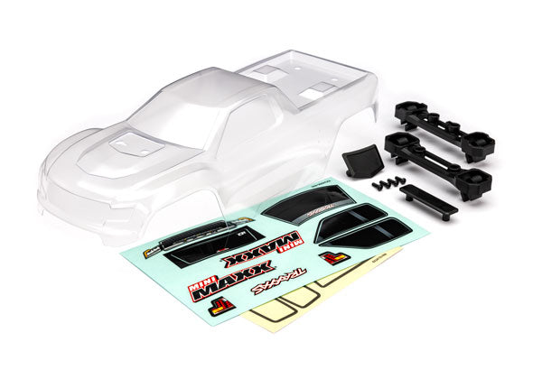 Traxxas Clear Mini Maxx Body with Decals (#10711)