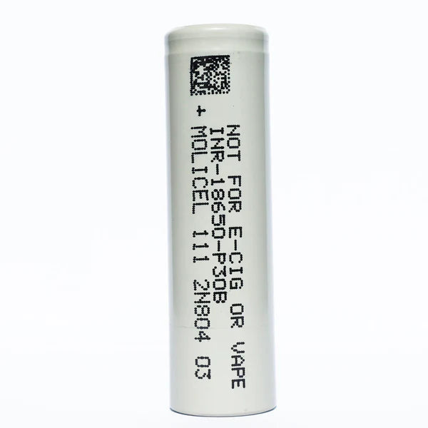 Molicel P30B 18650 / 3000mAh / 30A Li-Ion Battery (2pcs)