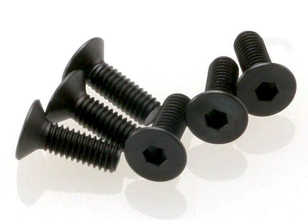 Traxxas M4 Countersunk Machine Hex Screws (#2542 / 6pcs)