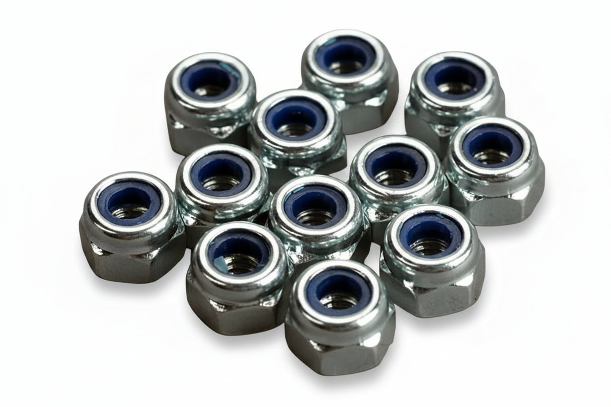 Traxxas M3 Steel Lock Nut Set (#2745 / Unflanged / 12pcs)
