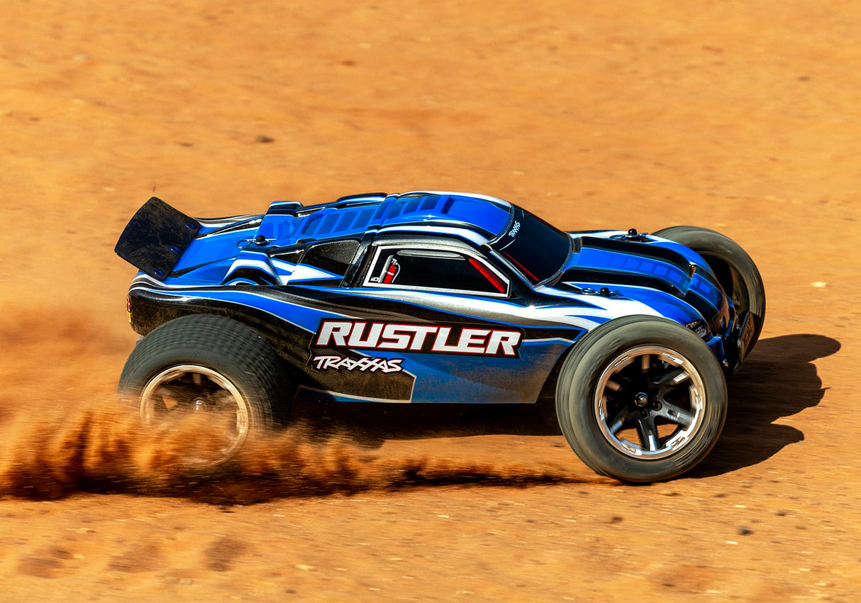 Traxxas 1/10 Rustler XL-5 2WD Electric Buggy (Brushed / RTR / Multiple Colors)