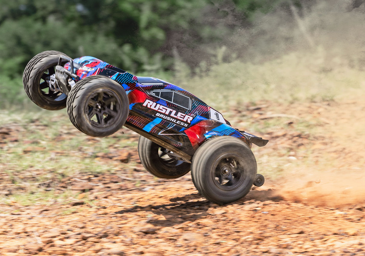 Traxxas 1/10 HD Rustler 2WD VX3 Stadium Truck (Brushless / Multiple Colors / ARR)