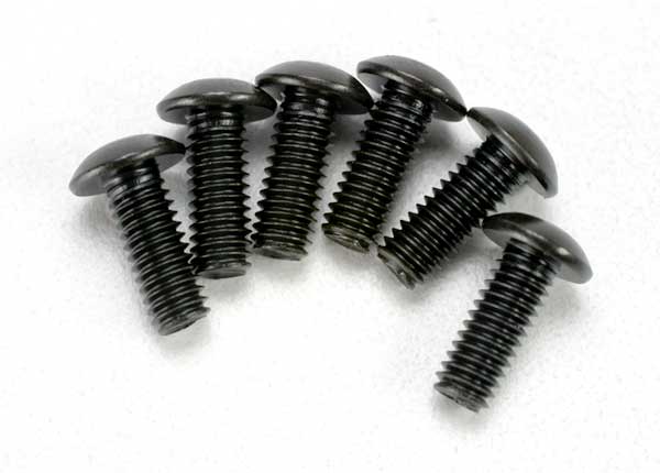 Traxxas M4 Button-Head Machine Hex Screws (Multiple Sizes / 6pcs)