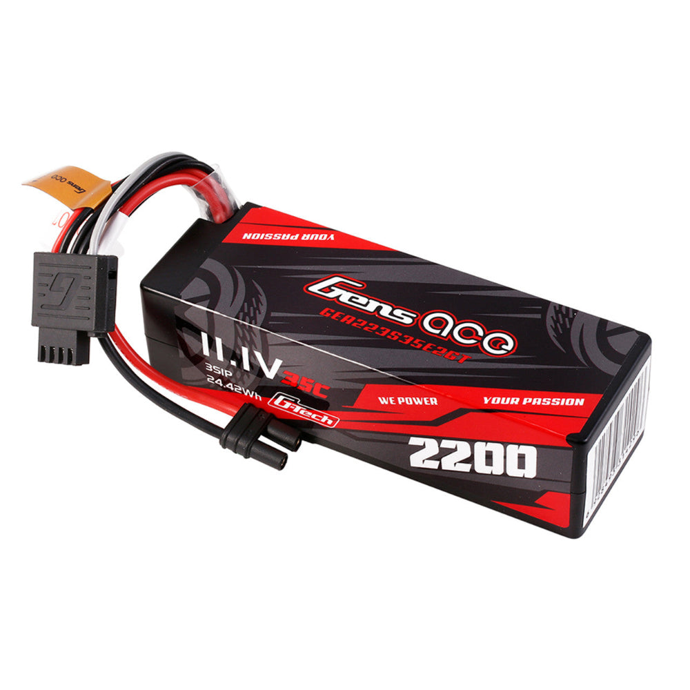 Gens Ace 3S / 2200mAh / 11.1V / 35C / iEC2 / G-Tech LiPo Battery
