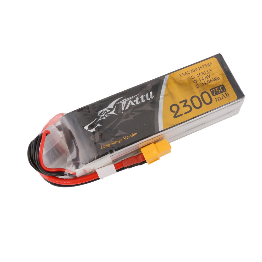 Gens Ace 4S / 2300mAh / 75C / 14.8V / XT60 LiPo Battery