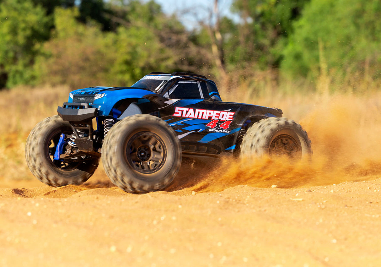 Traxxas 1/10 Stampede BL-2S 4X4 Monster Truck (Brushless / Blue / ARR)