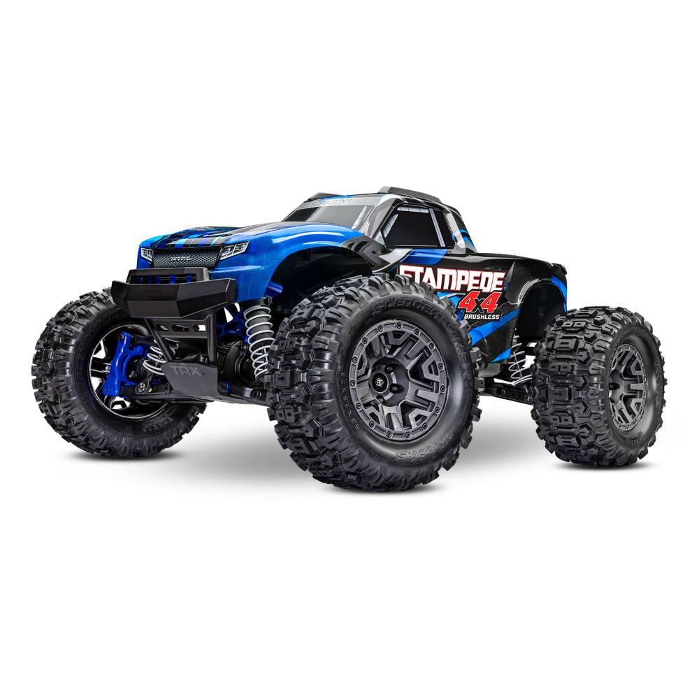 Traxxas 1/10 Stampede 4X4 Electric Monster Truck (Brushless / ARR / Blue)