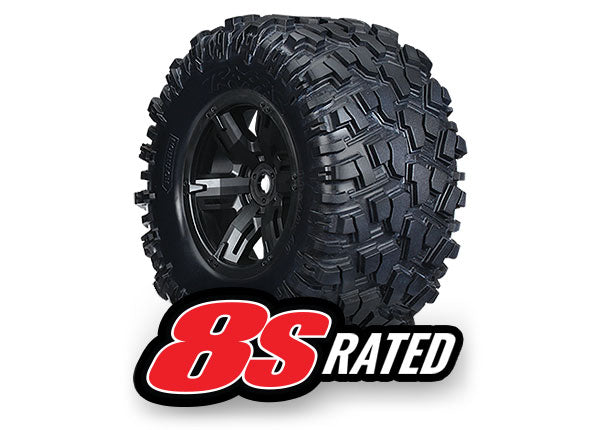 Traxxas Tire & Wheel Set for X-Maxx & XRT (#7772X  / 5.3" / TX-24mm)
