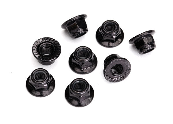 Traxxas M5 Flanged Steel Serrated Lock Nuts (#8447 / 8pcs)