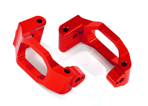 Traxxas Aluminum Caster Block Set / C-Hubs (#8932R / L&R / Red)