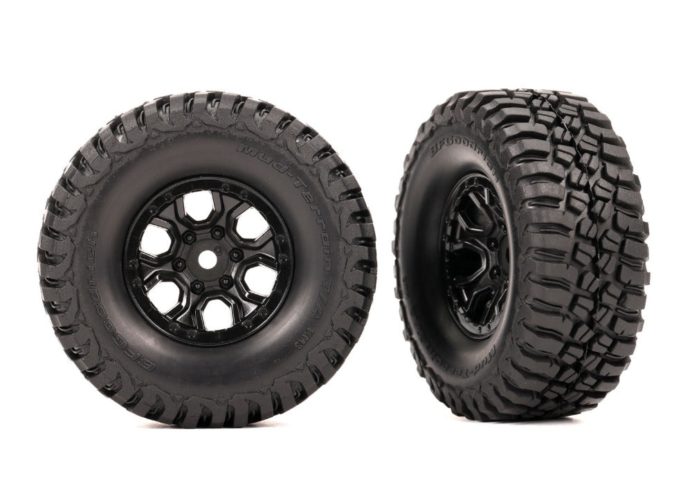 Traxxas BFGoodrich Mud-Terrain KM3 Wheel Set (#9774 / 1" / 7mm Hex / 2pcs)