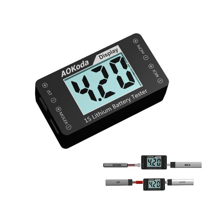 1S LiPo Battery Tester/Checker