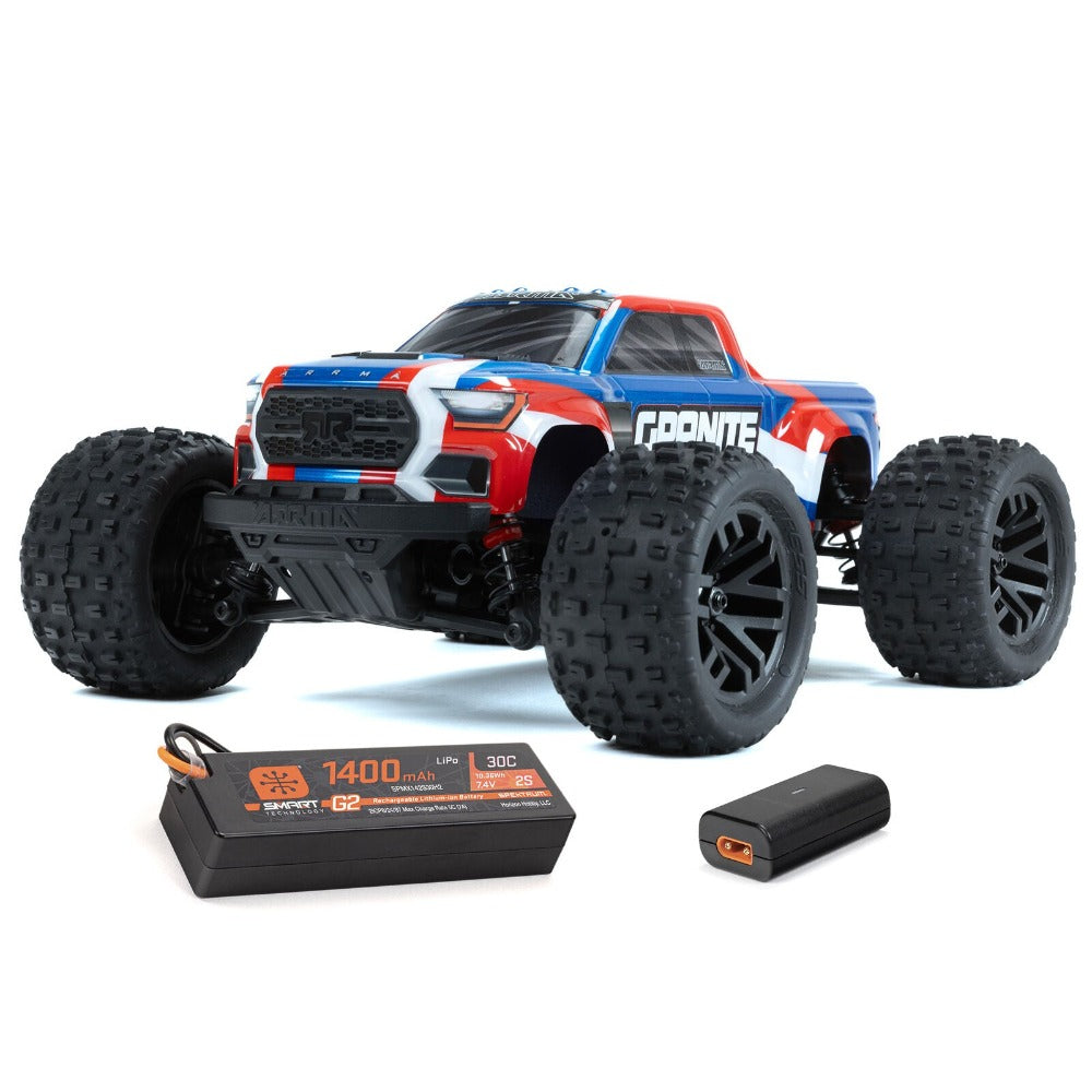 ARRMA 1/18 Granite Grom Mega 380 4WD Monster Truck (Brushed / Multiple Colors / RTR)