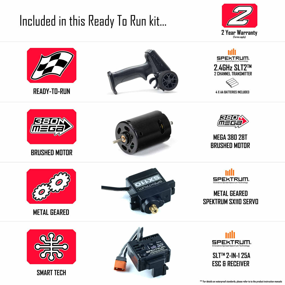 ARRMA 1/18 Granite Grom Mega 380 4WD Monster Truck (Brushed / Multiple Colors / RTR)