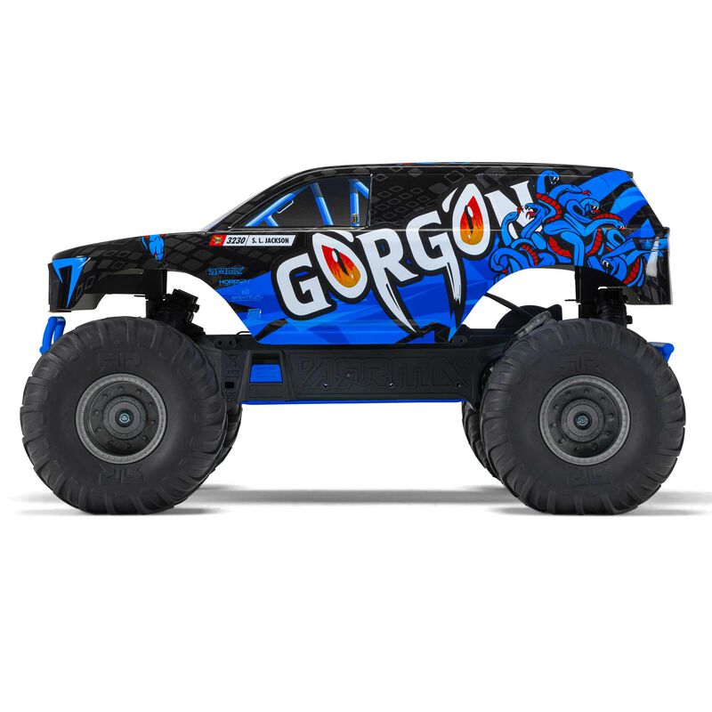 ARRMA 1/10 Gorgon Mega 550 4X2 Monster Truck (Brushed / Blue / ARR)