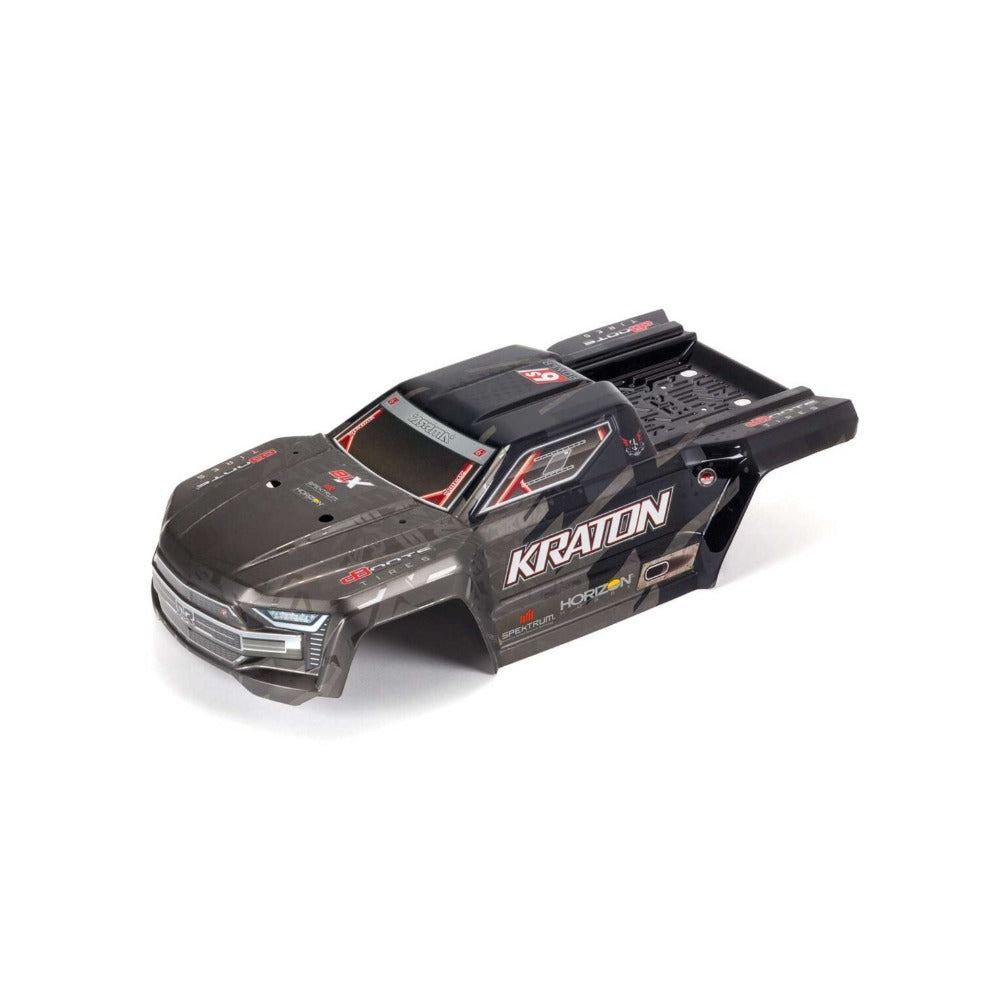 ARRMA Kraton 1:8 Scale EXB Body (Painted / Decaled / Trimmed / Black)