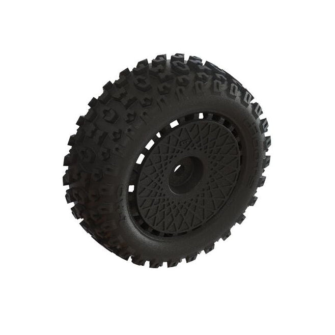 ARRMA dBoots 2-HO Tire/Wheel Set (1.9" / 12mm Hex / 4pcs)