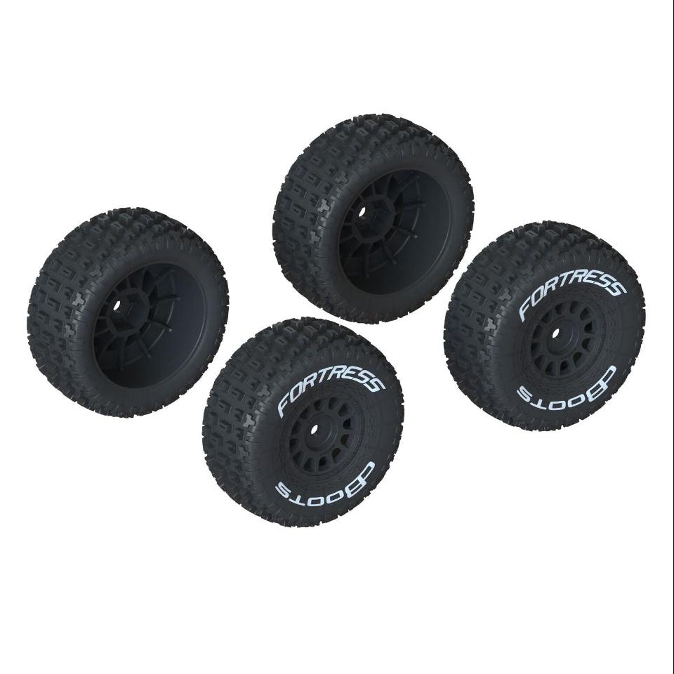 ARRMA dBoots Fortress Tire/Wheel Set (1.9" / 12mm Hex / 4pcs)