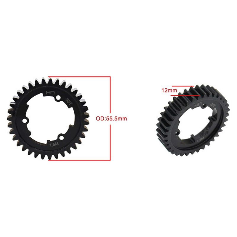 Hot-Racing 35T Steel Spur Gear for X-Maxx / 1.5 Module