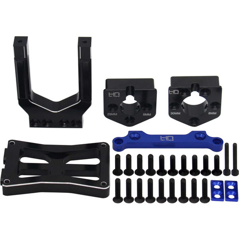 Hot Racing Aluminum Adjustable Motor Mount for X-Maxx (25mm or 30mm Motors)