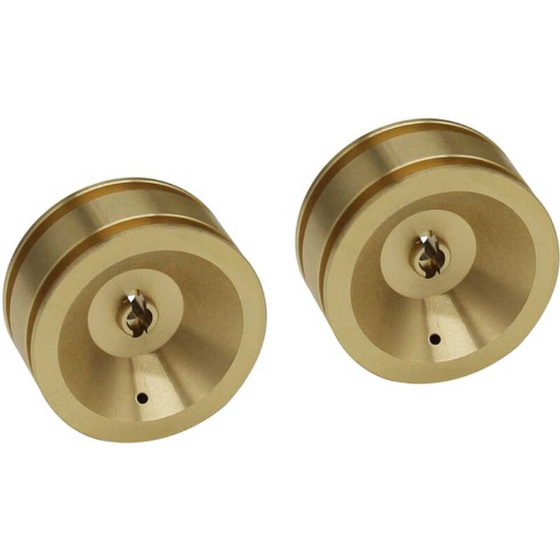 Hot-Racing Brass Wheels for SCX24 (2pcs)