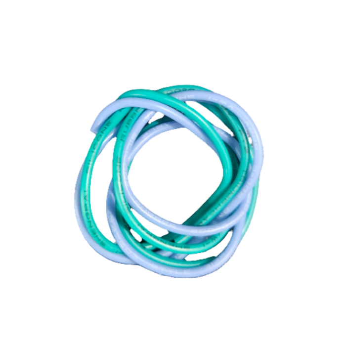 Flexible Silicone Wire 24 AWG (1ft of Each / Green & Blue)