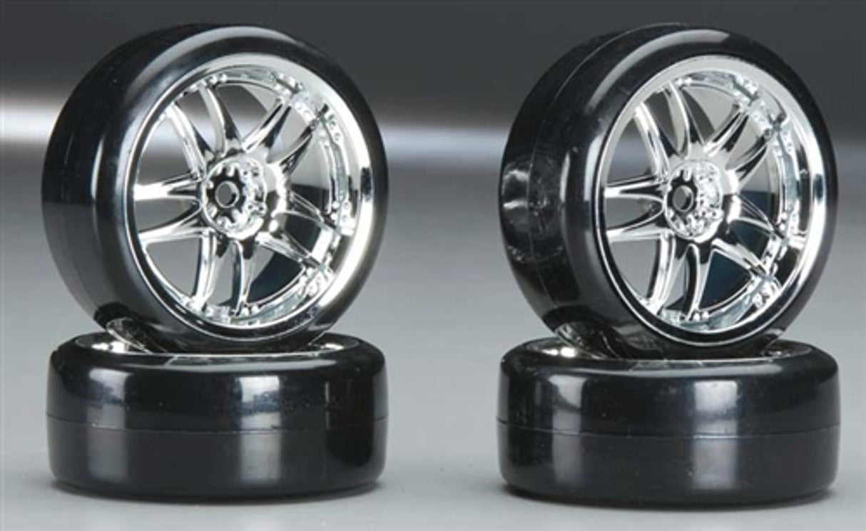 Integy Type3 Tire and Wheel Set for Drift Cars (2.4" / 12mm Hex / 4pcs)