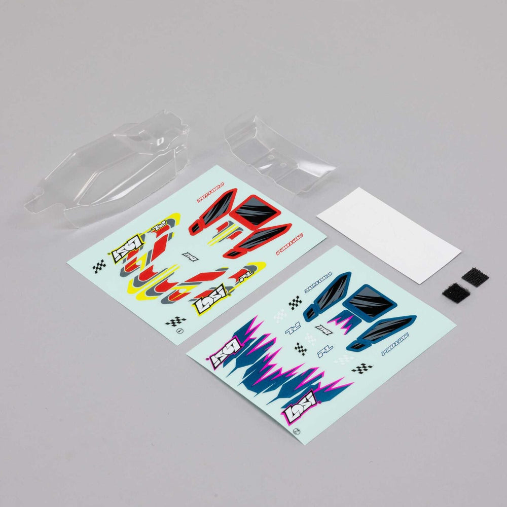 Losi Micro-B Clear Body Kit (Decals Included / Trimmed)