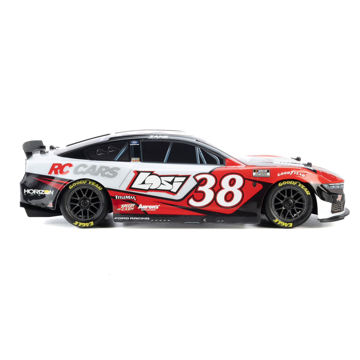 Losi 1/12 Nascar No. 38 Losi Ford Mustang AWD Racing Car (Brushed / RTR)