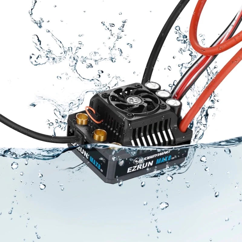 HobbyWing EZRUN MAX8 G2S / 160A Brushless ESC (Sensored / Bluetooth / 3-6S)