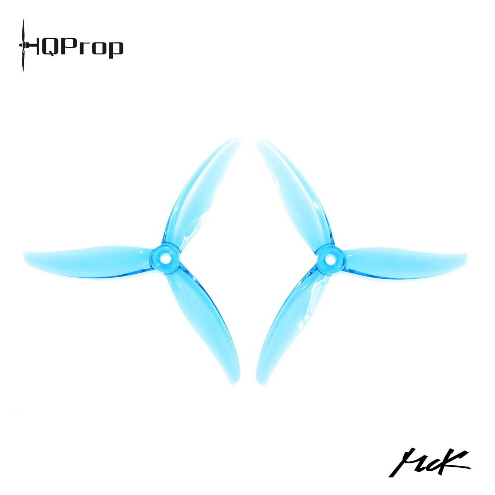 HQProp MCK 5.1 / 3-Blade Propeller Set (5mm Bore / Blue)