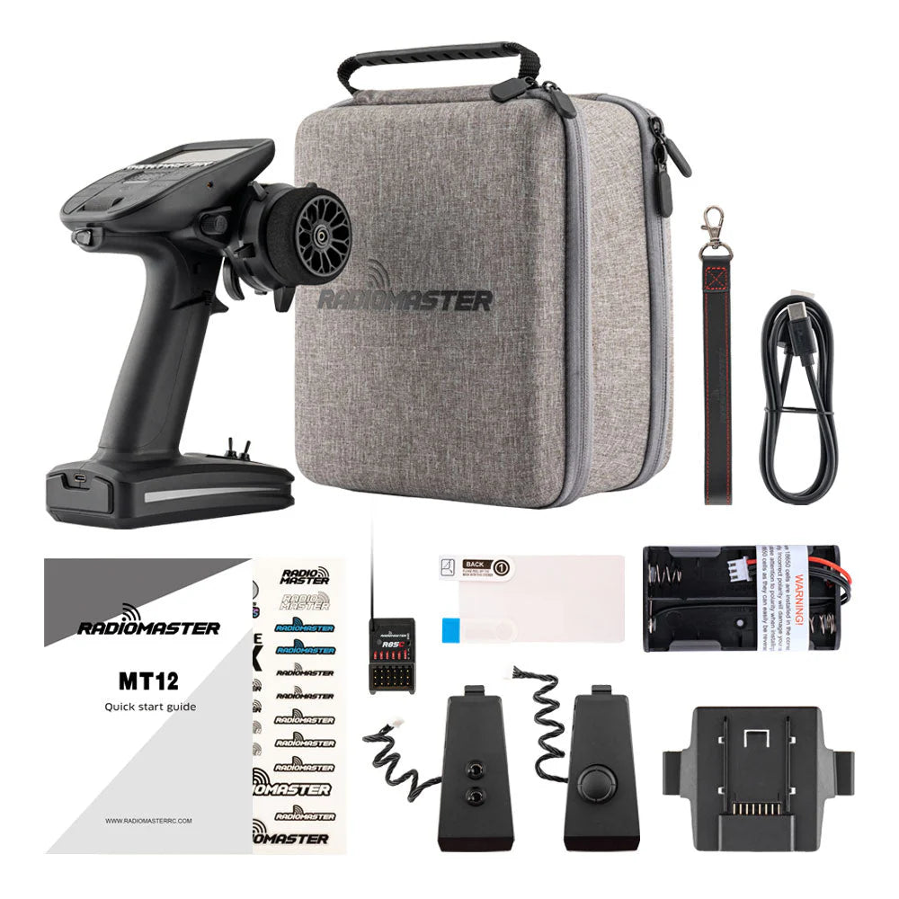 RadioMaster MT12 Surface Radio System (Hall Sensor Gimbals / ELRS Version)