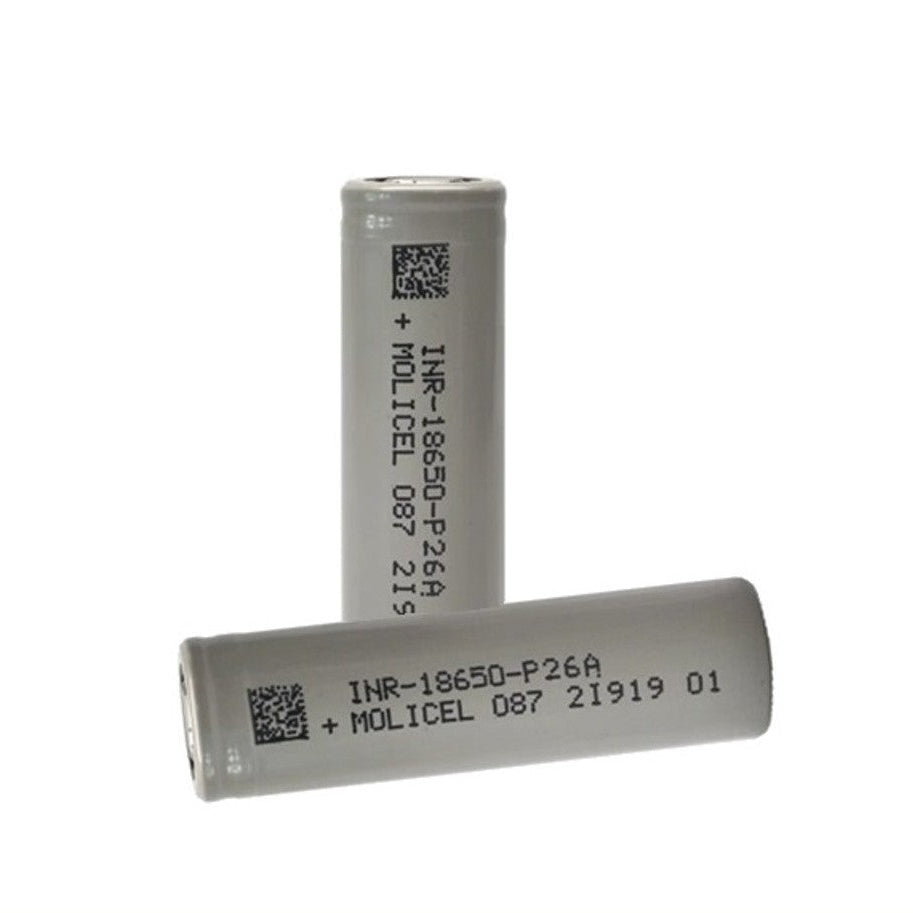 Molicel P26A 18650 / 2600mAh / 35A Li-Ion Battery (2pcs)