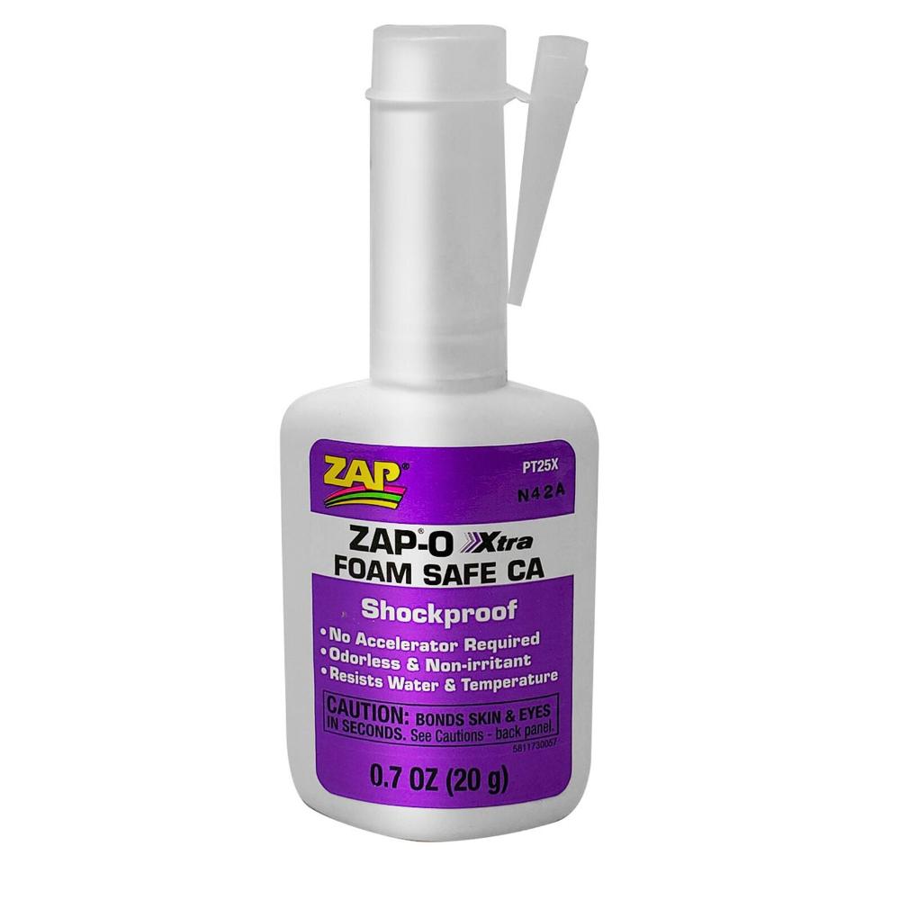 Zap-O Xtra Foam Safe CA Glue / 0.7oz