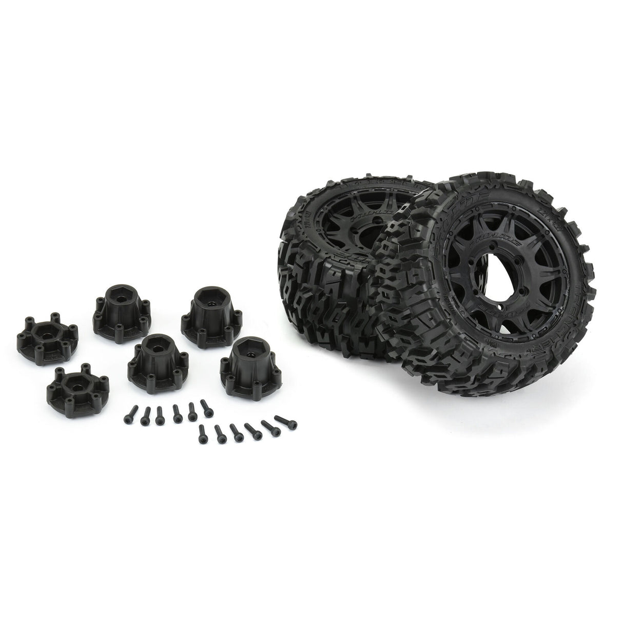 Pro-Line 1/10 Trencher LP Tire and Wheel Set (2.8" / 12/14mm Hex / 2pcs)