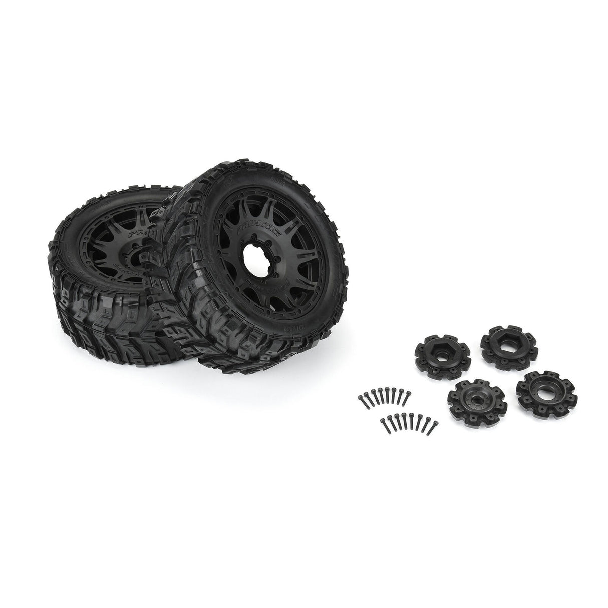 Pro-Line Masher X HP Belted Tire & Wheel Set (5.7" / 24mm Hex / 2pcs)