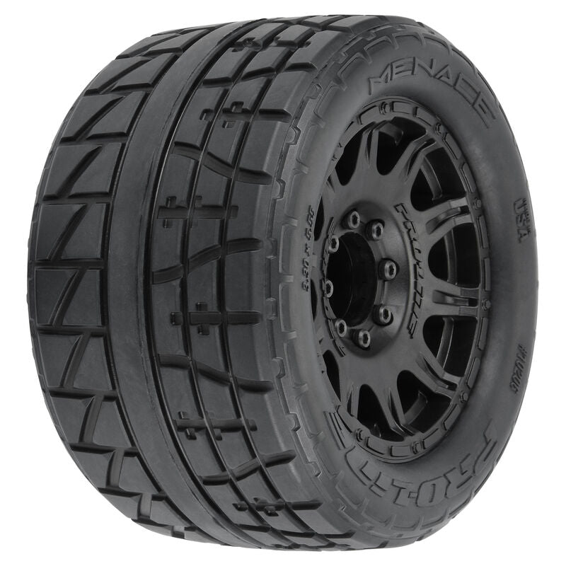 Pro-Line Menace HP Belted MT Tire & Wheel Set (3.8" / 17mm Hex / 2pcs)