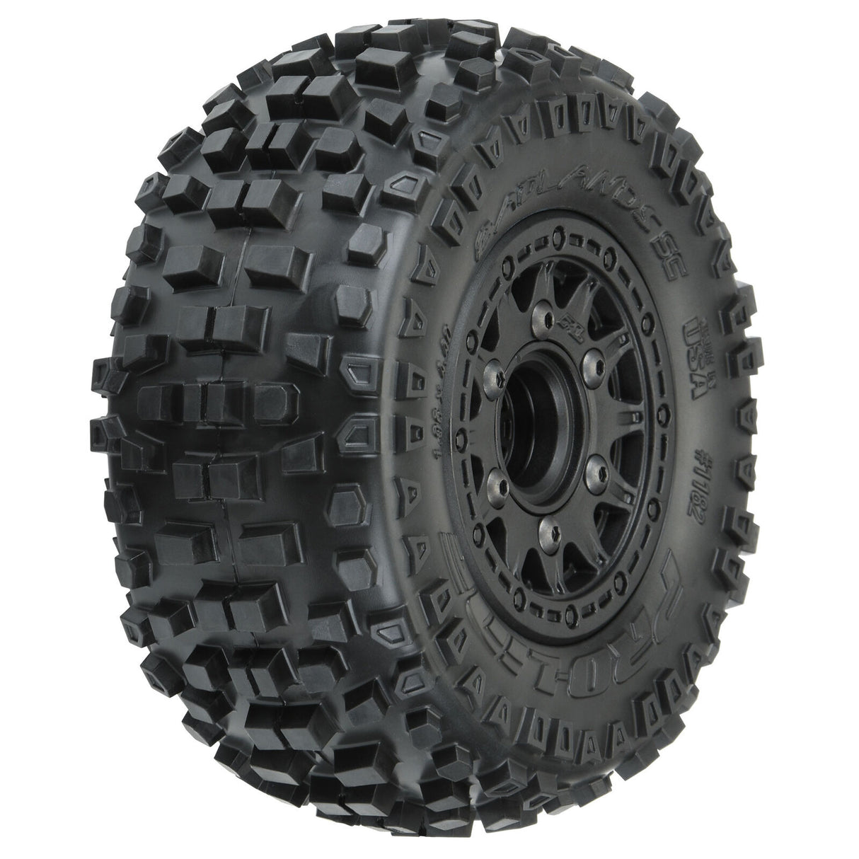 Pro-Line 1/10 Badlands SC Tire and Wheel Set (3.0" / 12mm Hex / 2pcs)