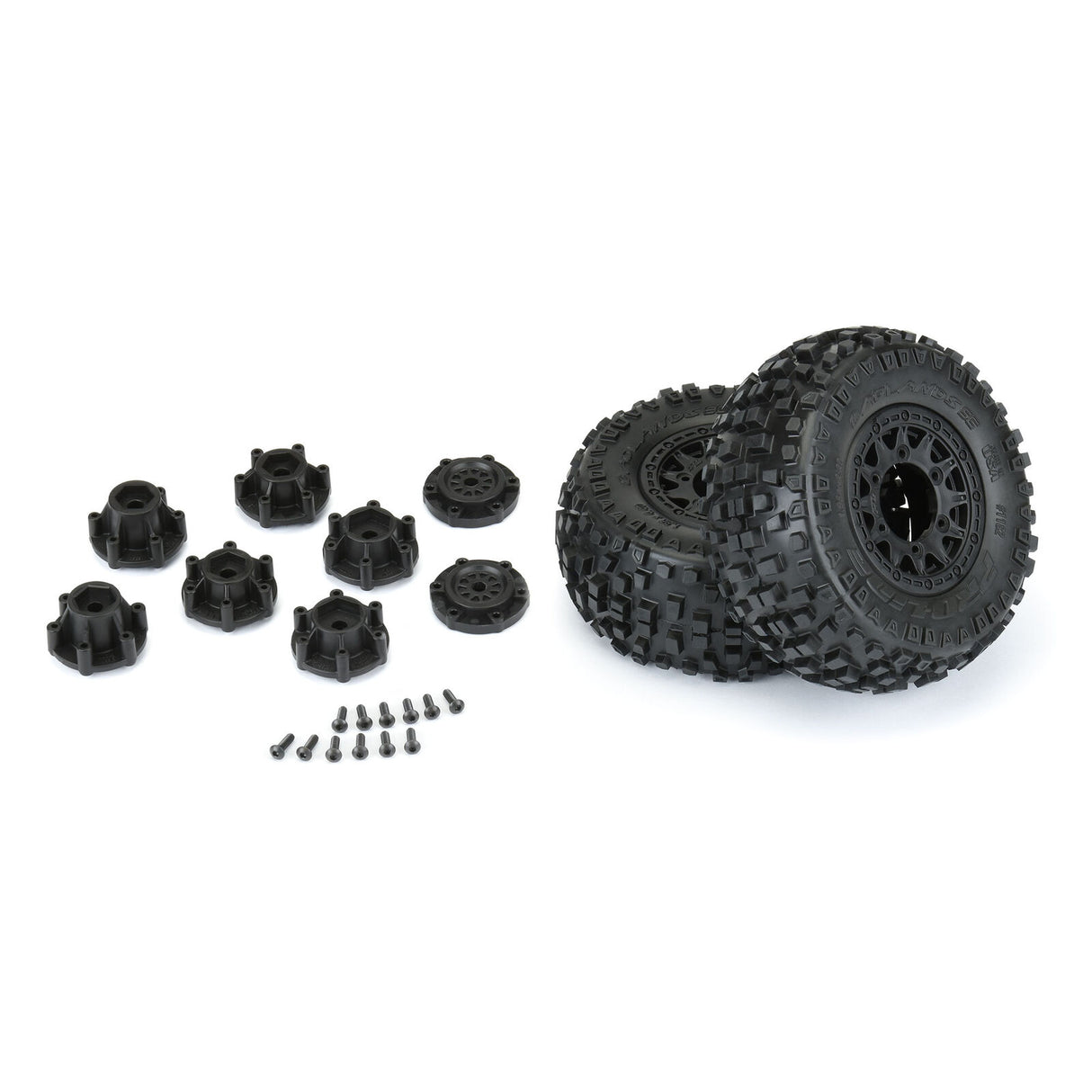 Pro-Line 1/10 Badlands SC Tire and Wheel Set (3.0" / 12mm Hex / 2pcs)