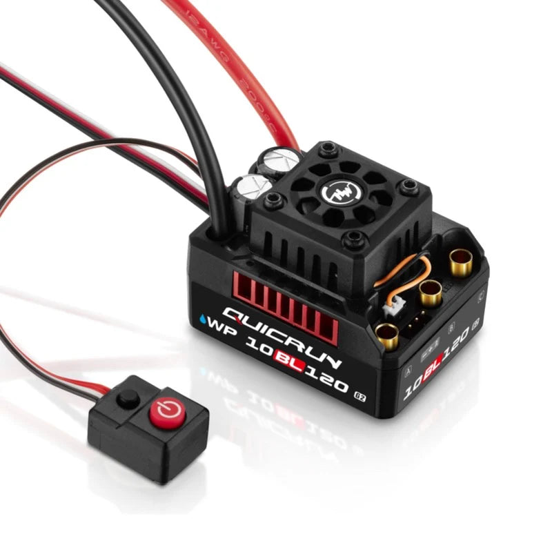 HobbyWing QUICRUN WP-10BL120 G2 / 120A Brushless ESC (2-4S / XT60 Connector)