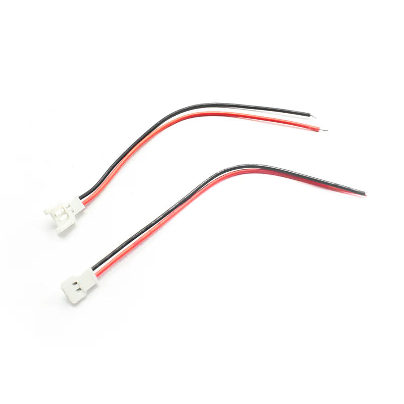 JST-DS 2.0mm "Losi Micro" Connector Set w/ Wires (Male & Female / 22AWG / 1 Pair)