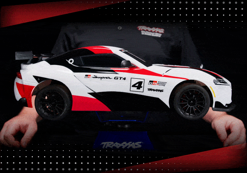 Traxxas 1/10 4-Tec Toyota GR Supra GT4 BL-2S Street Racing Car (Brushless / AWD / ARR)