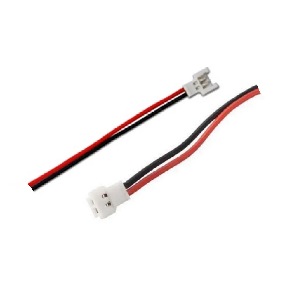 JST-DS 2.0mm "Losi Micro" Connector Set w/ Wires (Male & Female / 22AWG / 1 Pair)
