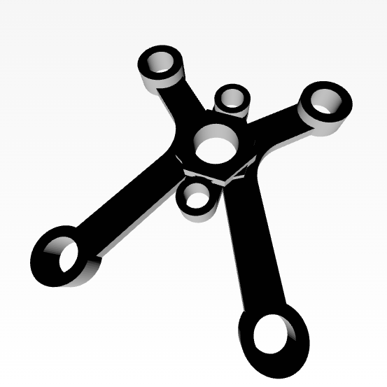 Volare 3D Printed TPU Universal FPV Antenna Mount / M2 or M3 Standoffs
