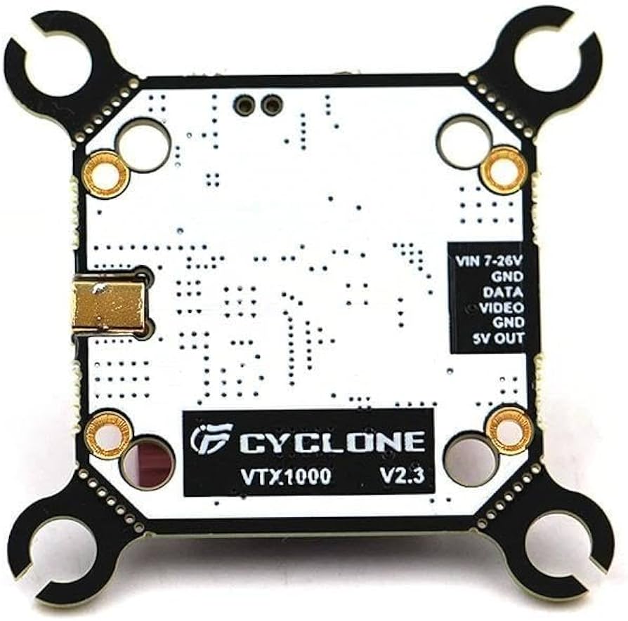 VTX1000 5.8GHz Analog Video Transmitter (30x30 & 20x20mm / 1000mW / MMCX)