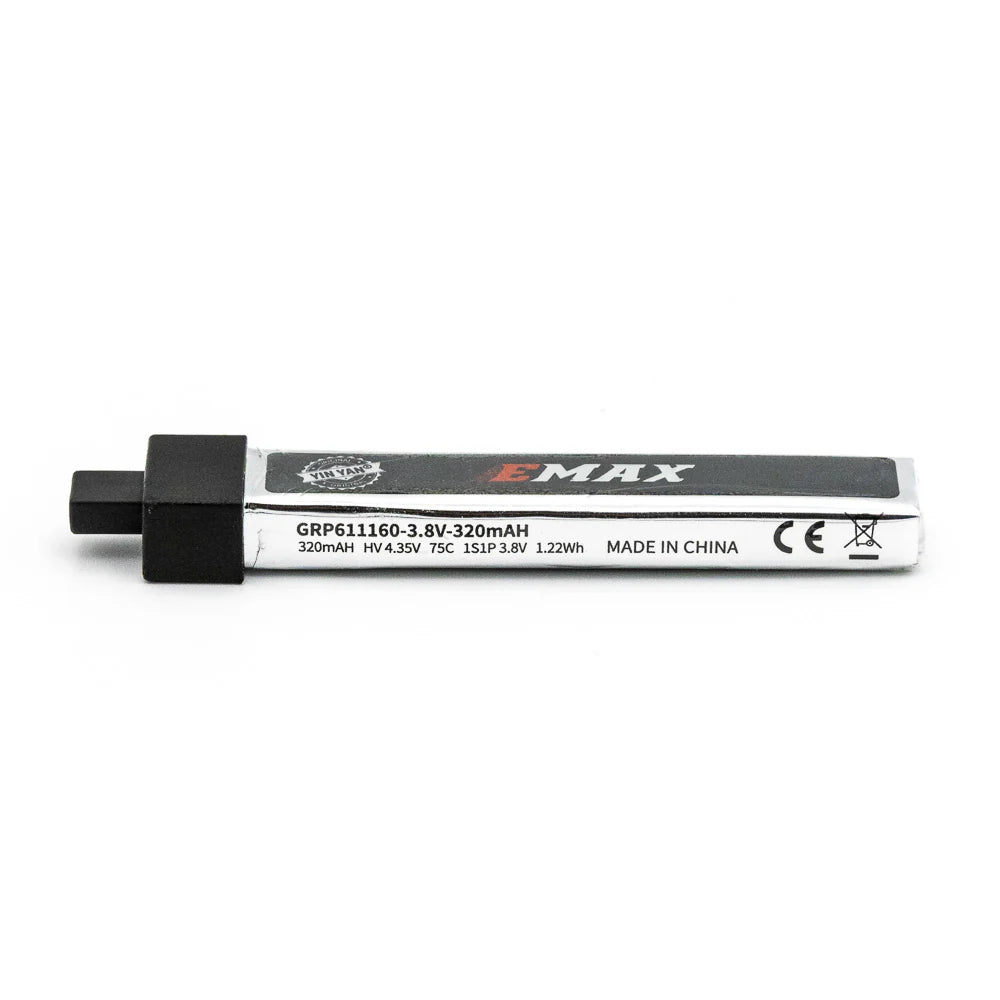 Emax HV 1S / 320mAh / 75C / EM2.0 LiPo Battery