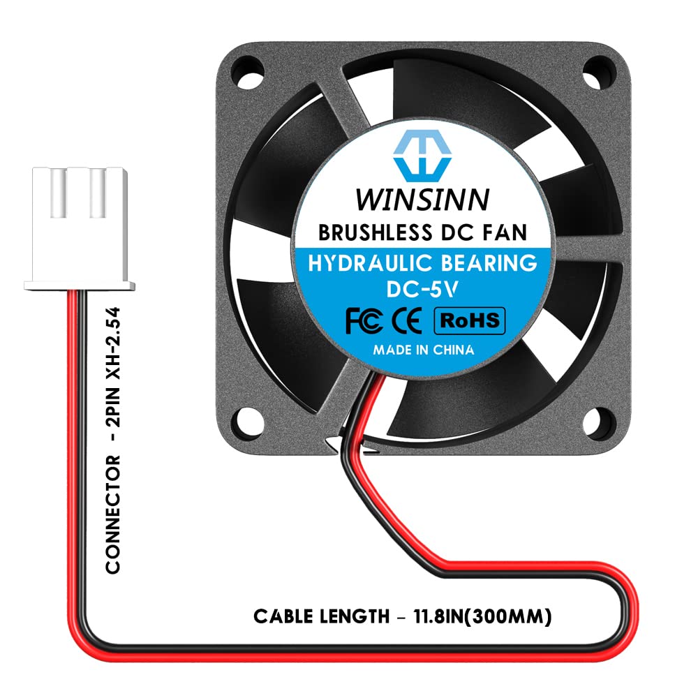WINSINN Hydraulic Bearings Brushless Cooling Fan (25mm / 11000 RPM / 5V)